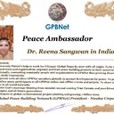 Meet our Global Peace Building team Dr. Reena Sangwan in India