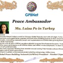 Meet our Global Peace Building team Ma. Luisa Po in Turkey