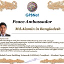 Meet our Global Peace Building team Md.Alamin in Bangladesh