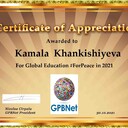 Meet our Global Peace Building team and contact for Cooperation #ForPeace #GPBNet Kamala  Khankishiyeva <br />☛ Contact us to Receive Peace Ambassador certificate and work #ForPeace in your area Watsapp +79811308385 -GPBNet - Ultimate Global Peace by 2027 - Subscribe and Share #YoutubeRecommend for Cooperation, to Donate, for consulting, to invite me as Guest Speaker at your online or offline events, to Volunteer, to receive marriage blessing call www.ivacademy.net