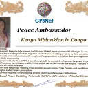 Meet our Global Peace Building team Kenya Mbiankion in Congo