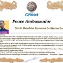 Meet our Global Peace Building team<br />❤  Sorie Ibrahim Koroma in Sierra Leone<br />Join Now GPBNet ☛ Contact us to Receive Peace Ambassador certificate and work for peace in your area at www.ivacademy.net<br />Receive help from GPBNet #ForPeace:<br />-Join English for Peace FREE courses to get down language barriers<br />- Contact us to celebrate your country national day #ForPeace<br />- Send monthly your activities reports #ForPeace<br />-Say your Ideas #ForPeace at Next *Global Peace Talks* Show with Nicolae Cirpala to participate<br />All this just contact us WatsApp +7 981 130 83 85<br />*Vision:<br />- Ultimate Global Peace till 2027<br />- Peace in Nigeria, Belarus, Karabah, Yemen, Syria, Palestine Kashmir and all hot spots globally as soon as possible<br />- Healing Oceans and all Environment till 2027<br />- South and North Korea peaceful reunification till 2027<br />-World economy that benefits all nations and people to be set up globally till 2027<br />- All countries to stop weapons production and distribution and begin to invest in peace and in the well-being of humanity till 2027<br />- All families globally to receive God's Marriage Blessing till 2027<br />- Planting and grow 1 billion trees globally till 2027<br />*About Global Peace Building Network #GPBNet founder Nicolae Cirpala Been a writer-global activist for 24 years working daily #ForPeace uniting People and Organizations to finalize Building ultimate World of Peace till 2027 with Global Peace Building Network<br />*Global Peace Building Network GPBNet works in 7 areas where you and every human being could join:<br />1. Leaders Association #ForPeace<br />WatsApp chat.whatsapp.com/IrBEPUbhu7I1iPn0ROJB5B<br />Our Web Network ivacademy.net/en/groups/viewgroup/4-global-peace-b…<br />2 Business, IT, Agriculture, Oceans, Invention, Aero and Cosmos Association for Peace #ForPeace<br />WatsApp chat.whatsapp.com/LIMQ8XY9wGnDEbmK9xX0iN<br />3 Media, Culture and Arts Association for Peace #ForPeace<br />WatsApp chat.whatsapp.com/HJsR7oX5ZzzEJL9I2uG4mz<br />4. Schools, Universities, Education and Academia Association for Peace #ForPeace<br />FB www.facebook.com/ForPeace1<br />5. Youth, Volunteers, Internships, Ecology, Sports, Hobby, Wellness, Travel and Global Village Association for Peace #ForPeace<br />WatsApp chat.whatsapp.com/EHLsWoI8ZJMGxGuq7snRbd<br />Our Web Network ivacademy.net/en/groups/viewgroup/7-volunteer-onli…<br />6 Social Service, Charities, Help Children, Health and Families Association for Peace #ForPeace<br />7 Interfaith, Spirituality, Futurology Association for Peace #ForPeace<br />WatsApp chat.whatsapp.com/Ex39EEkOPnqEPGWzvSq0xK<br />Our Web Network ivacademy.net/en/groups/viewgroup/6-message-to-bil…<br />*We have team in your country contact +7 981 130 83 85 whatsapp to join yours<br />*Became GPBNet Representative in your: -Community -Tribe -Clan -Group -College - University -Location -City OR -Region<br />Send desired representative level to irffmd@gmail.com<br />* Became #GPBNet Member and Work with Us on our Programs as : - Patron: Share your knowledge with us -Trustee: Share your assets and resources with us -Program Coordinator: Share your expertise and management skills with us<br />-Volunteer: Work with us closely<br />chat.whatsapp.com/KfKktTUIXk6Gdawq4cZ09T<br />-Donor: Support us for our Program and Work in collaboration - Adviser: Support us with your knowledge and experience -Management Team: Work with us to manage our office<br />☛ let's become Best Friends,<br />join now global peacemakers team and invite your friends,<br />post comments to my Vital discussions in:<br />Instagram www.instagram.com/MessageToBillions<br />Twitter www.twitter.com/ivacademynet<br />and Youtube www.youtube.com/c/MessageToBillions<br />Download my books www.vacademy.net/en/market/books<br />subscribe, share #MessageToBillions<br />and<br />#ForPeace Cooperation, to Donate, to invite me as Guest Speaker at your online or offline events, to Volunteer, to receive marriage blessing call me +7 981 130 83 85 phone whatsap