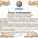 Benedicta Jeanne Louise Neysa Nathania De Michel De Mello Congratulations 🎉 our TOP GLOBAL PEACE LEADER GPBNet VVIP<br />Enjoy print our Presidential rank Award and share your selfie with it in all social networks, friends and colleague, media, up to presidents<br />📣 Keep lead the World by SHARING our GPBNet Global Peace Drive for Ultimate Global Peace Building #MessageToBillions as we are<br />ONLY ORGANIZATION BUILDING ULTIMATE PEACE 🌍 RIGHT NOW NETWORKING ALL 8B+ people and all organizations in  mutual prosperity cooperation to encounter living God's work in Messiah Second Coming Marathon rally to finish Ultimate Global #Peace2024 - 2027<br /><br />🎁 Enjoy PAY IT FORWARD Awarding 430+ VIPs in your area with our peace ambassadors awards thus growing your team and building model peace communities. <br /><br />Feel free to send a gratitude donation 1000$+ for Award https://1gpb.net/en/donate<br /><br /> Join WhatsApp https://chat.whatsapp.com/LYXMmCX6hbHLNLNh73mcFN<br /><br />🌐 Yours Pr.  Nicolae Cirpala +79811308385 Whatsapp me @GPBNet 🤝