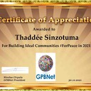 Meet our Global Peace Building team and contact for Cooperation #ForPeace #GPBNet Thaddee Sinzotuma <br /><br />☛ Contact us to Receive Peace Ambassador certificate and work #ForPeace in your area Watsapp +79811308385 -GPBNet - Ultimate Global Peace by 2027 - Subscribe and Share #YoutubeRecommend for Cooperation, to Donate, for consulting, to invite me as Guest Speaker at your online or offline events, to Volunteer, to receive marriage blessing call www.ivacademy.net