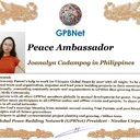 Meet our Global Peace Building team Joanalyn Cadampog in Philippines