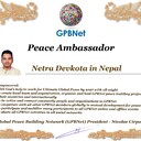 Meet our Global Peace Building team<br />❤ Netra Devkota in Nepal<br />Join Now GPBNet ☛ Contact us to Receive Peace Ambassador certificate and work for peace in your area at www.ivacademy.net<br />Receive help from GPBNet #ForPeace:<br />-Join English for Peace FREE courses to get down language barriers<br />- Contact us to celebrate your country national day #ForPeace<br />- Send monthly your activities reports #ForPeace<br />-Say your Ideas #ForPeace at Next *Global Peace Talks* Show with Nicolae Cirpala to participate<br />All this just contact us WatsApp +7 981 130 83 85<br />*Vision:<br />- Ultimate Global Peace till 2027<br />- Peace in Nigeria, Belarus, Karabah, Yemen, Syria, Palestine Kashmir and all hot spots globally as soon as possible <br />- Healing Oceans and all Environment till 2027<br />- South and North Korea peaceful reunification till 2027<br />-World economy that benefits all nations and people to be set up globally till 2027<br />- All countries to stop weapons production and distribution and begin to invest in peace and in the well-being of humanity till 2027<br />- All families globally to receive God's Marriage Blessing till 2027 <br />- Planting and grow 1 billion trees globally till 2027<br />*About Global Peace Building Network #GPBNet founder Nicolae Cirpala Been a writer-global activist for 24 years working daily #ForPeace uniting People and Organizations to finalize Building ultimate World of Peace till 2027 with Global Peace Building Network <br />*Global Peace Building Network GPBNet works in 7 areas where you and every human being could join:<br /> 1. Leaders Association #ForPeace  <br />WatsApp https://chat.whatsapp.com/IrBEPUbhu7I1iPn0ROJB5B <br />Our Web Network https://ivacademy.net/en/groups/viewgroup/4-global-peace-building-network <br />2 Business, IT, Agriculture, Oceans, Invention, Aero and Cosmos Association for Peace #ForPeace<br />WatsApp https://chat.whatsapp.com/LIMQ8XY9wGnDEbmK9xX0iN <br />3 Media, Culture and Arts Association for Peace #ForPeace<br />WatsApp https://chat.whatsapp.com/HJsR7oX5ZzzEJL9I2uG4mz <br />4. Schools, Universities, Education and Academia Association for Peace  #ForPeace<br />FB https://www.facebook.com/ForPeace1 <br />5. Youth, Volunteers, Internships, Ecology, Sports, Hobby, Wellness, Travel and Global Village Association for Peace  #ForPeace<br />WatsApp https://chat.whatsapp.com/EHLsWoI8ZJMGxGuq7snRbd <br />Our Web Network https://ivacademy.net/en/groups/viewgroup/7-volunteer-online-internships <br />6 Social Service, Charities, Help Children, Health and Families Association for Peace #ForPeace<br />7 Interfaith, Spirituality, Futurology Association for Peace #ForPeace<br />WatsApp https://chat.whatsapp.com/Ex39EEkOPnqEPGWzvSq0xK <br />Our Web Network  https://ivacademy.net/en/groups/viewgroup/6-message-to-billions <br />*We have team in your country contact +7 981 130 83 85 whatsapp to join yours<br />*Became GPBNet Representative in your: -Community -Tribe -Clan -Group -College - University -Location  -City  OR  -Region<br />Send desired representative level to irffmd@gmail.com <br />* Became #GPBNet Member and Work with Us on our Programs as :      - Patron: Share your knowledge with us -Trustee: Share your assets and resources with us -Program Coordinator:  Share your expertise and management skills with us <br /> -Volunteer: Work with us closely <br />https://chat.whatsapp.com/KfKktTUIXk6Gdawq4cZ09T<br />-Donor: Support us for our Program and Work in collaboration - Adviser: Support us with your knowledge and experience -Management Team: Work with us to manage our office<br /> ☛ let's become Best Friends, <br />join now global peacemakers team and invite your friends,<br />post comments to my Vital discussions in: <br />Instagram www.instagram.com/MessageToBillions <br />Twitter www.twitter.com/ivacademynet <br />and Youtube www.youtube.com/c/MessageToBillions <br />Download my books  www.vacademy.net/en/market/books<br />subscribe, share #MessageToBillions <br />and<br />#ForPeace Cooperation, to Donate, to invite me as Guest Speaker at your online or offline events, to Volunteer, to receive marriage blessing call me +7 981 130 83 85 phone whatsapp