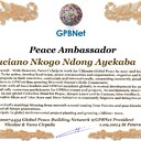 Luciano Nkogo Ndong Ayekaba with Presidential rank Award Congratulations our GLOBAL PEACE AMBASSADOR GPBNet <br />Enjoy print Award and share your selfie with it in networks all social, friends and colleague, media, up to presidents<br />📣 Keep lead the World by SHARING our Daily GPBNet Global Peace Link Drive for Ultimate Global Peace Building #MessageToBillions as we are<br />ONLY ORGANIZATION BUILDING ULTIMATE PEACE RIGHT NOW NETWORKING ALL 8B+ people and all organizations in mutual prosperity cooperation to encounter living God's work in Messiah Second Coming Marathon rally to finish Ultimate Global #Peace2024 - 2027<br /><br />🎁 Enjoy PAY IT FORWARD by Awarding 430+ Leaders in your area with our peace ambassadors awards thus growing your peace team and building model peace communities for lastig peace at your place.<br />Feel free to send a gratitude donation for Global Peace Fund 1000$+ for Award https://1gpb.net/en/donate<br /><br />🌐 Yours Pr. Nicolae Cirpala +79811308385 Whatsapp me @GPBNet 🤝<br /><br />RECEIVE YOUR PEACE AMBASSADORR AWWARRD and Act #ForPeace Today <br />GPBNet - Global Peace Building Network - Awards Peace Ambassadors & Accredits Organizations Worldwide thus finishing building Ultimate Global Peace by 2027<br />GPBNet Overview<br /><br />Motto: Together For Peace<br /><br />Founded: 2011 in Korea by Nicolae Cirpala, GPBNet President<br /><br />Goals Ultimate Global Peace by 2027: Uniting people and organizations to achieve this noble goal<br /><br />Objectives Ideal Peace Communities: Building communities based on mutual cooperation and prosperity.<br /><br />Mission Networking: Connecting people, leaders, and organizations to achieve ultimate global peace by 2027.<br /><br />Vision Global Peace: Achieving ultimate global peace in every community and country by 2027.<br /><br />Needed People Prepared Individuals: Those who can help build teams, organize, and extend networks.<br /><br />Leaders: Awarding 430+ leaders who will make substantial local and international impacts, fulfilling the mission of multiplying ideal peace communities.<br /><br />Key Figures Local Leaders: City mayors, school principals, businesspeople, sponsors, parliamentarians, youth leaders, stars, VIPs, and active children peace ambassadors.<br /><br />How to Join<br /><br />Website: http://1gpb.net/<br /><br />Facebook Page: https://www.facebook.com/GPBNet/<br /><br />Facebook Group: https://www.facebook.com/groups/gpbnet<br /><br />LinkedIn: https://www.linkedin.com/company/101728595<br /><br />Join Whatsap +79811308385 T. WA.<br />https://instagram.com/HAPPY_TV_NEWS<br />https://Twitter.com/cirpalanicolae<br />https://FACEBOOK.com/nicolaecirpala <br /><br />Achieving ultimate global peace by 2027 is main goal for GPBNet. Here are some key strategies they employ to work towards this vision:<br /><br />Comprehensive Strategies<br /><br />Strengthening Global Partnerships:<br /><br />Collaborations: Forming alliances with governments, international organizations, NGOs, and local communities to create a unified front for peace.<br /><br />Resource Sharing: Pooling resources and expertise to maximize the impact of peacebuilding initiatives.<br /><br />Expanding Educational Programs:<br /><br />Global Peace Curriculum: Implementing peace education in schools worldwide to instill values of tolerance, empathy, and conflict resolution from a young age.<br /><br />Training Programs: Offering extensive training for educators, community leaders, and youth in peacebuilding techniques.<br /><br />Enhancing Community Engagement:<br /><br />Grassroots Projects: Supporting local peace projects that address specific community needs and promote reconciliation.<br /><br />Volunteer Mobilization: Encouraging global volunteer participation to foster a culture of peace and service.<br /><br />Leveraging Media and Technology:<br /><br />Awareness Campaigns: Utilizing media platforms to spread messages of peace and counteract hate speech and misinformation.<br /><br />Digital Tools: Developing apps and online resources to facilitate communication and collaboration among peacebuilders.<br /><br />Promoting Economic Development:<br /><br />Peaceful Commerce: Encouraging businesses to adopt ethical practices and support economic initiatives that reduce poverty and inequality.<br /><br />Job Creation: Fostering economic opportunities in conflict-affected areas to address root causes of violence.<br /><br />Policy Advocacy:<br /><br />Influencing Legislation: Working with policymakers to create laws and policies that support peace and conflict resolution.<br /><br />International Agreements: Promoting treaties and agreements that foster global cooperation and peace.<br /><br />Measuring Progress<br /><br />Impact Assessments: Regularly evaluating the effectiveness of peace initiatives and making necessary adjustments.<br /><br />Global Peace Index: Monitoring changes in global peace indicators to track progress towards the 2027 goal.<br /><br />Challenges and Adaptations<br /><br />Addressing Conflicts: Responding to emerging conflicts and adapting strategies to address new challenges.<br /><br />Sustaining Momentum: Ensuring continuous support and engagement from all stakeholders to maintain progress.<br /><br />While achieving ultimate global peace by 2027 The Global Peace Building Network (GPBNet) is an international organization dedicated to fostering peace and unity across various sectors. Here’s a detailed overview of their mission, initiatives, and impact:<br /><br />GPBNet aims to:<br /><br />Promote peace and unity globally by connecting individuals and organizations.<br /><br />Encourage collaboration across different sectors such as education, business, media, and culture.<br /><br />Support conflict resolution and peacebuilding efforts in regions affected by violence and unrest.<br /><br />Key Initiatives<br /><br />Educational Programs:<br /><br />Peace Education: Developing curricula and resources to teach peace and conflict resolution in schools and universities.<br /><br />Workshops and Seminars: Hosting events to train educators, community leaders, and youth in peacebuilding skills.<br /><br />Community Engagement:<br /><br />Local Peace Projects: Supporting grassroots initiatives that promote peace and reconciliation in communities.<br /><br />Volunteer Programs: Encouraging individuals to participate in peacebuilding activities and community service.<br /><br />Media and Advocacy:<br /><br />Awareness Campaigns: Using media to raise awareness about peace issues and promote positive narratives.<br /><br />Policy Advocacy: Working with governments and international organizations to influence policies that support peace and conflict resolution.<br /><br />Business and Economic Development:<br /><br />Peace through Commerce: Promoting ethical business practices and economic development as tools for peace.<br /><br />Partnerships with Corporations: Collaborating with businesses to support peace initiatives and corporate social responsibility.<br /><br />Impact<br /><br />Global Reach: GPBNet operates in multiple countries, partnering with local organizations to implement peacebuilding projects.<br /><br />Successful Projects: Numerous successful initiatives have been launched, including peace education programs, community reconciliation efforts, and media campaigns.<br /><br />Recognition: The organization has received accolades for its innovative approaches to peacebuilding and its impact on communities worldwide.<br /><br />How to Get Involved<br /><br />Volunteer: Join one of their volunteer programs to contribute to peacebuilding efforts.<br /><br />Donate: Support their initiatives financially to help expand their reach and impact.<br /><br />Partner: Collaborate with GPBNet as an organization to work on joint peace projects.<br /><br /> GPBNet: A Global Platform for Peace and Unity<br /><br />GPBNet (Global Peace Building Network) is a global platform dedicated to fostering peace, unity, and positive change worldwide. It serves as a hub for individuals, organizations, and governments to connect, collaborate, and work towards a more harmonious future.