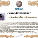 Meet our Global Peace Building team and contact for now Cooperation #ForPeace GPBNet Alina Latifi in Afghanistan