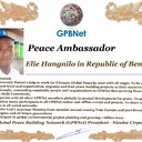 Meet our Global Peace Building team Elie Hangnilo in Republic of Benin