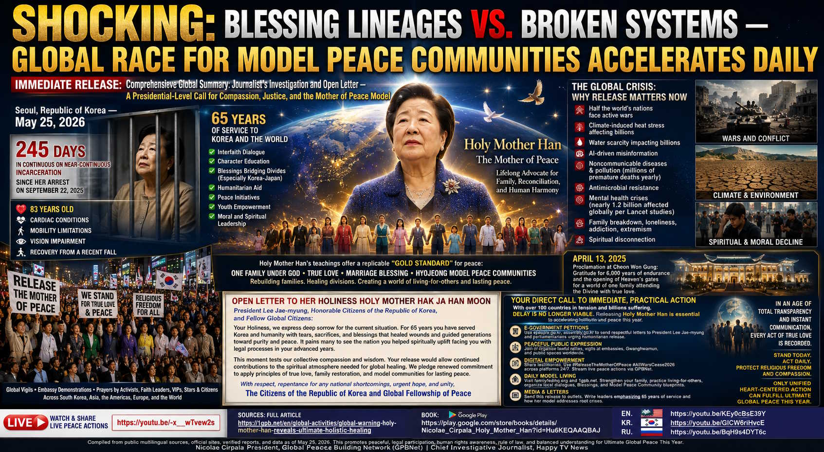 SHOCKING: Blessing Lineages vs. Broken Systems — Global Race for Model Peace Communities Accelerates Daily